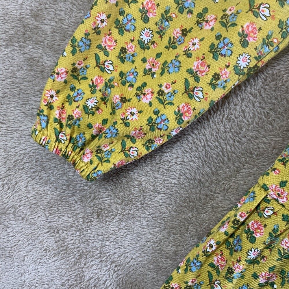 Mini Boden Long Sleeve Tiered Floral Dress 8-9 Autumn Fall Prairie EUC - Picture 3 of 8